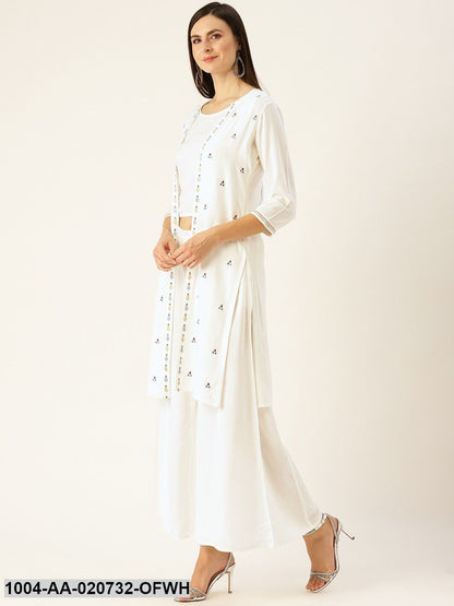Top with Palazzos & Shrug