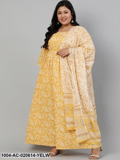 Yellow Floral Maxi Dress