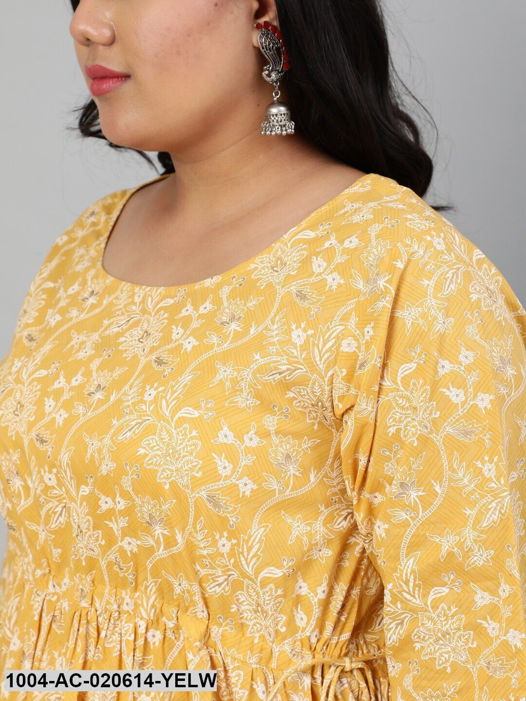 Yellow Floral Maxi Dress