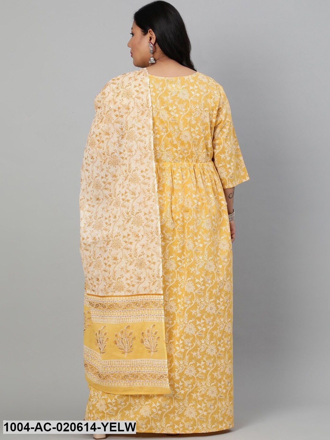 Yellow Floral Maxi Dress