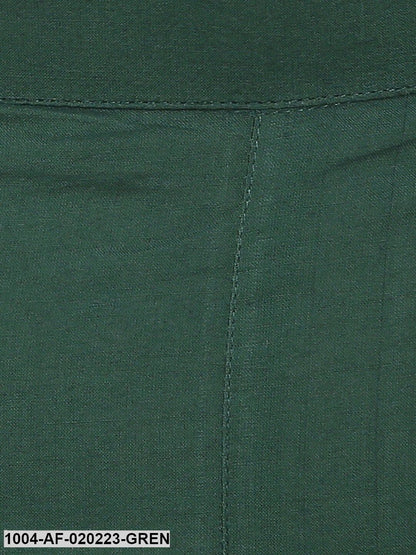 Green Printed Kurta with Palazzos