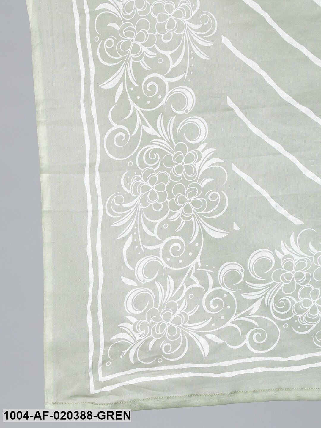 Green Kurta With Plazzo  & Dupatta