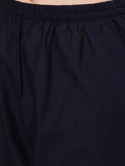 Maroon Ethnic Printed Straight Kurta With Trouser