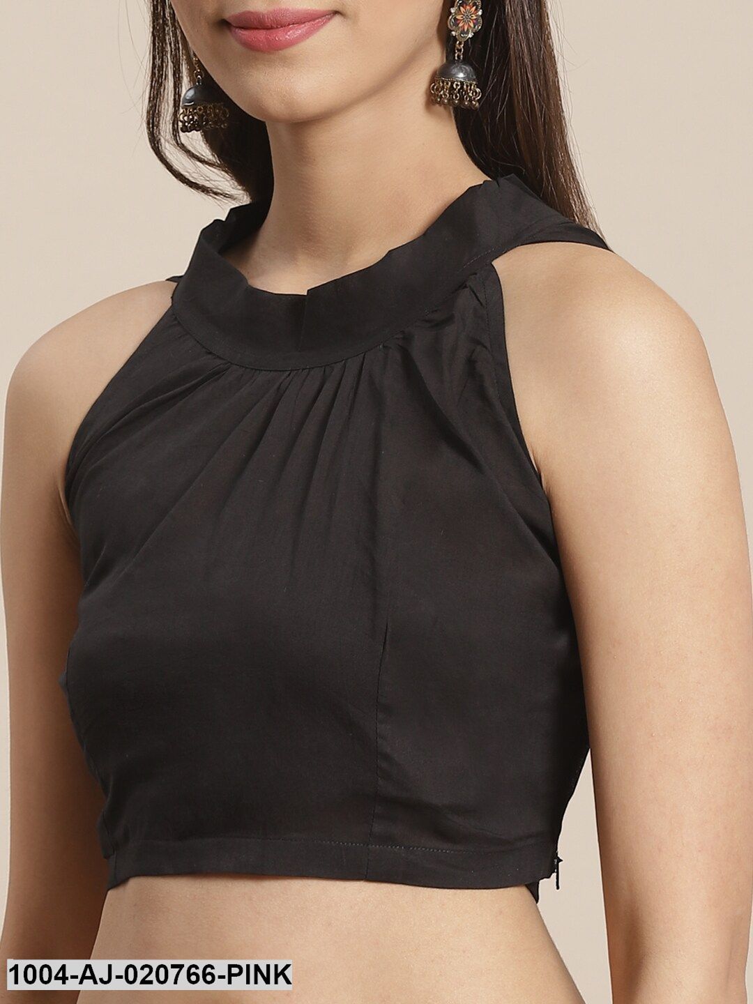 Pink & White Pure Cotton Printed Saree