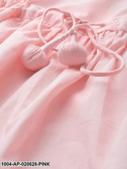 Pink Solid A-Line Top