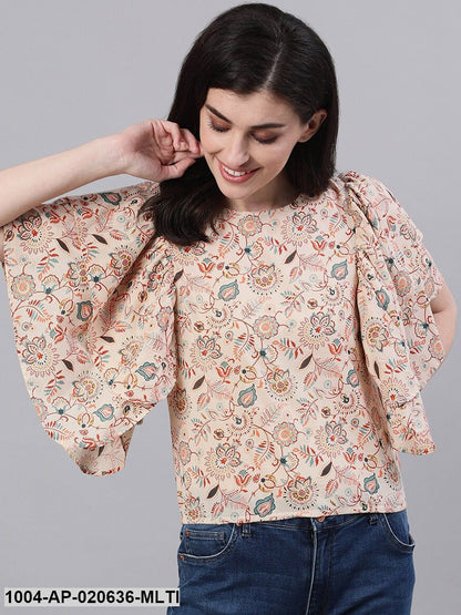 Multicoloured Printed Top