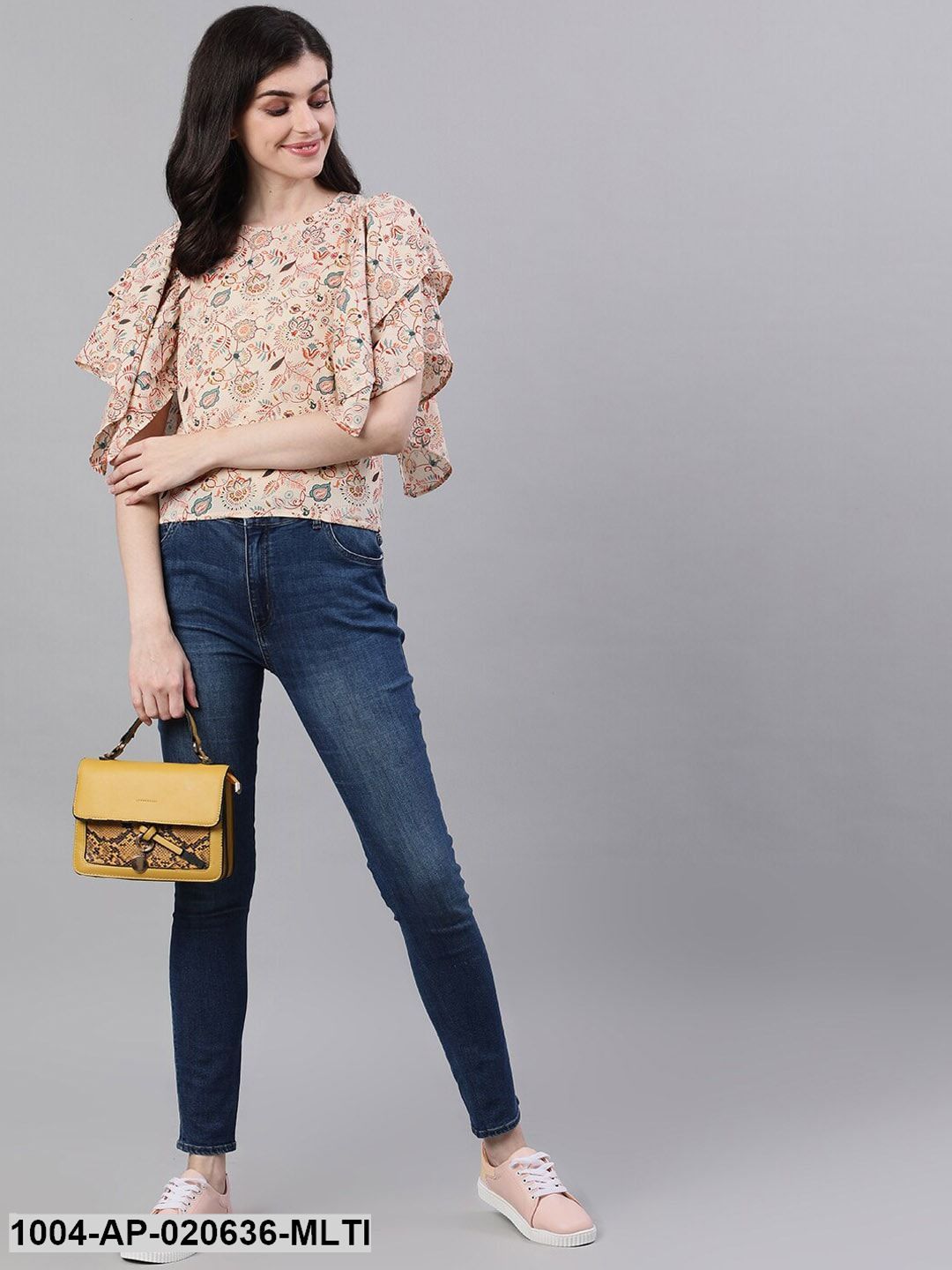 Multicoloured Printed Top