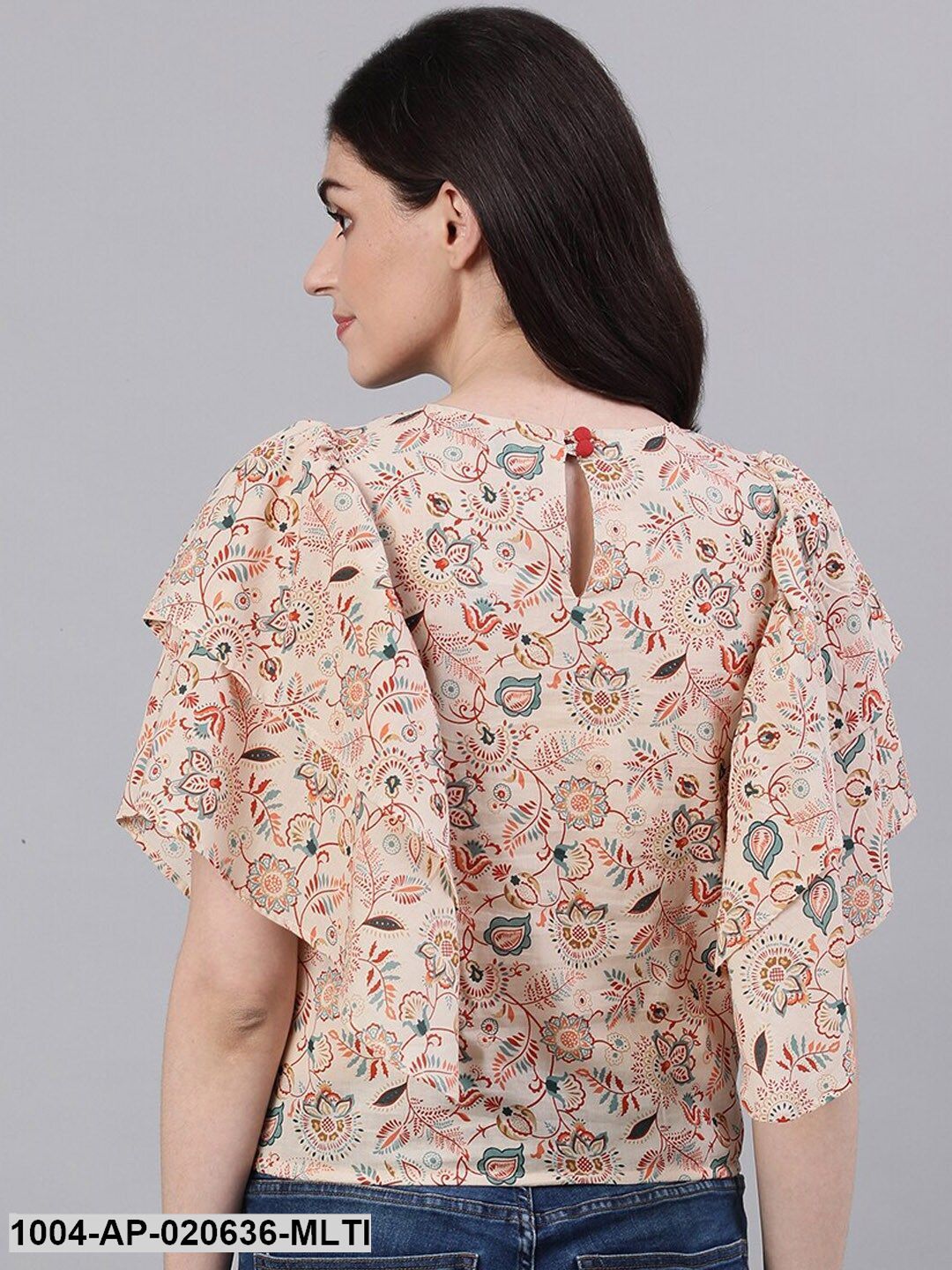 Multicoloured Printed Top