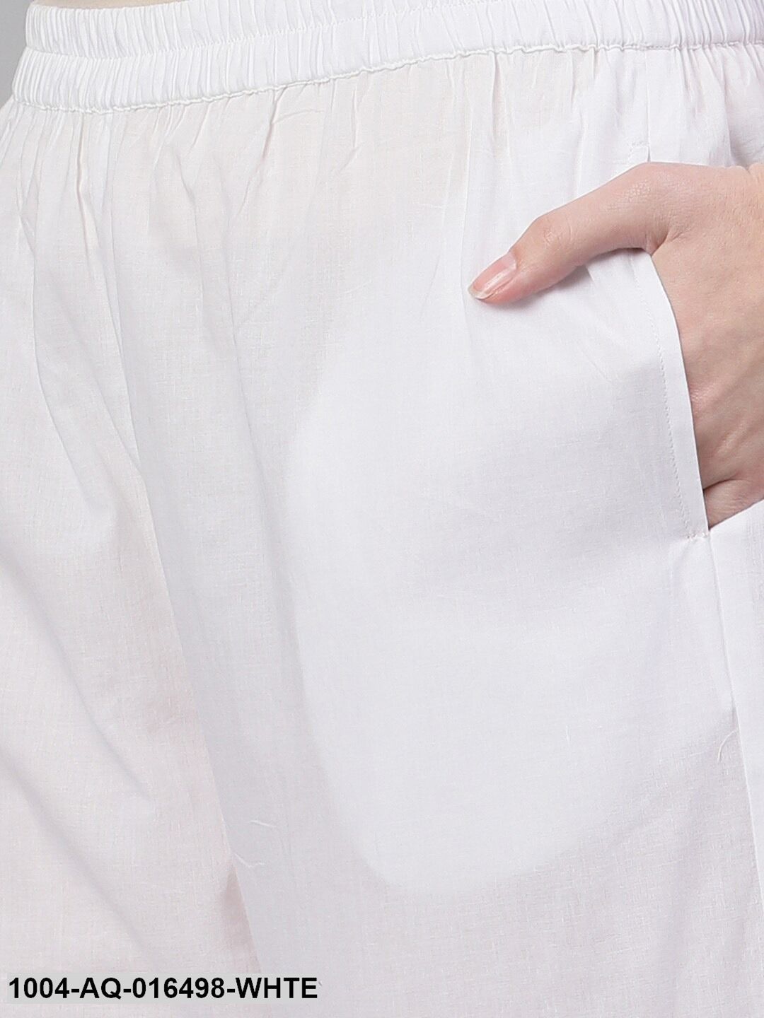 White Trouser with lace detailing