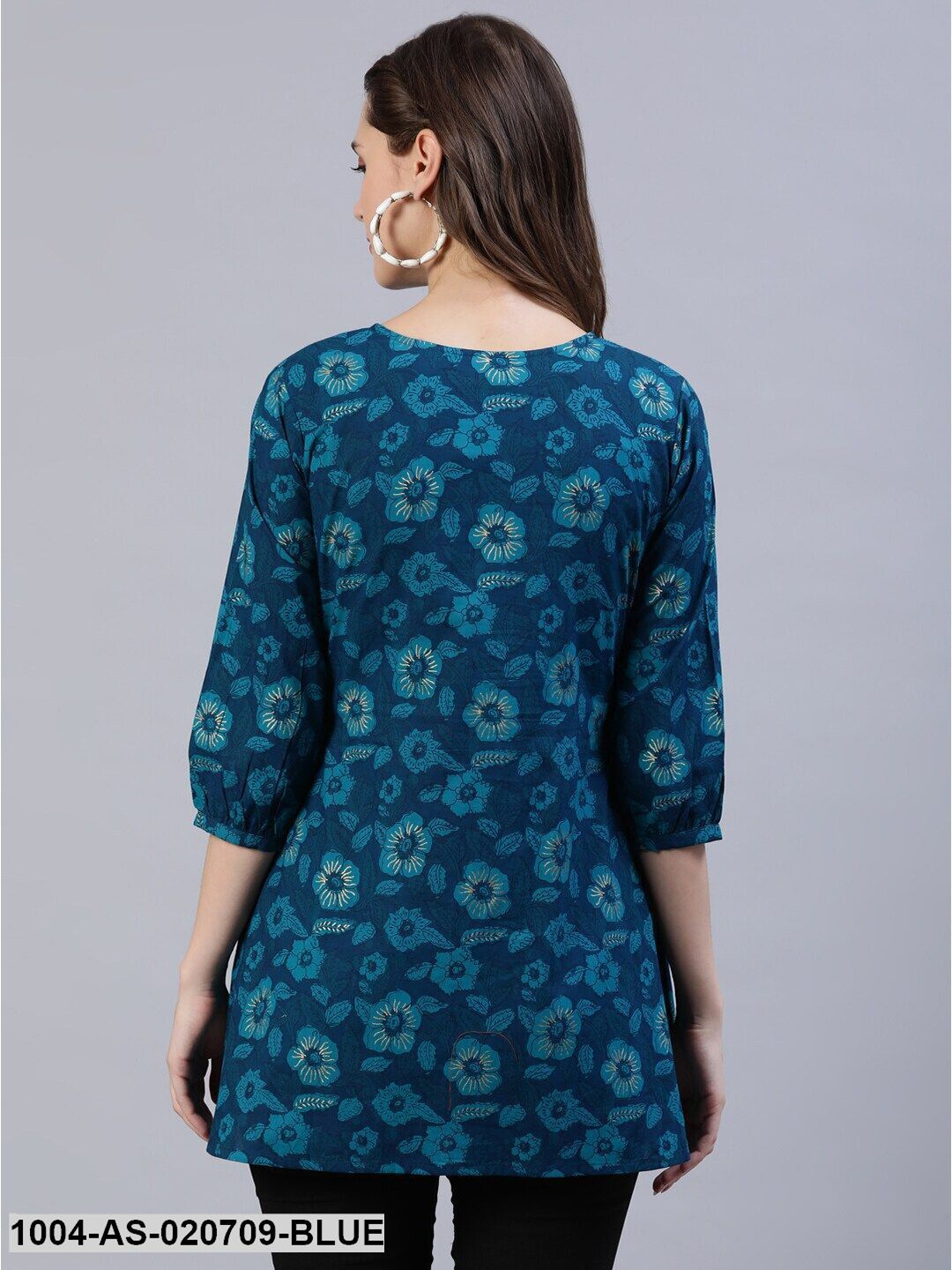 Blue Box Pleated Tunic