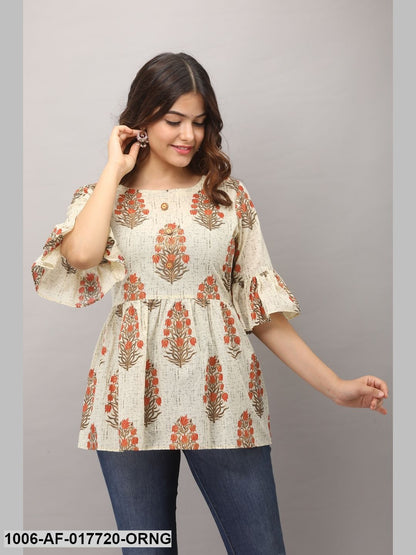 Printed Flared Top