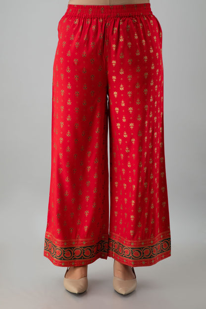 Embroidered Straight Calf Length 3/4 Sleeves Keyhole Neck Rayon Kurta Dupatta Bottom Set