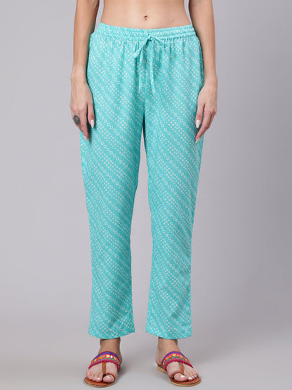 Cotton Calf Length Printed Straight 3/4 Sleeve Round Neck Kurta Bottom Dupatta Set