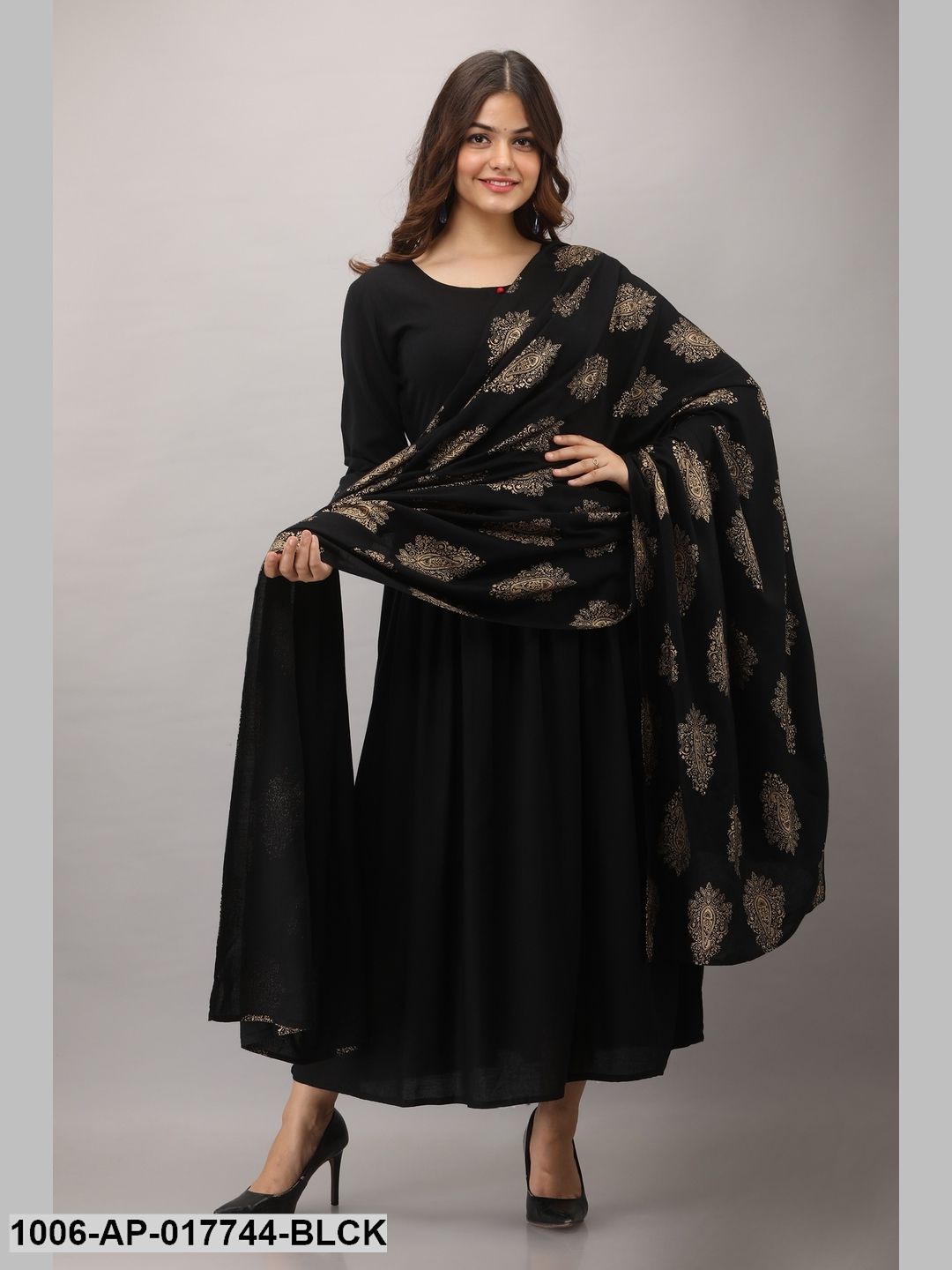Flared Kurta with Duptta