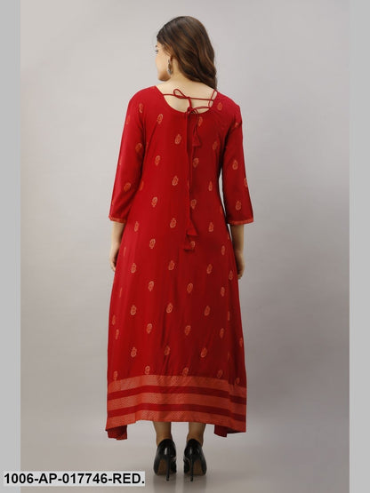 A-Line Kurta with Duptta