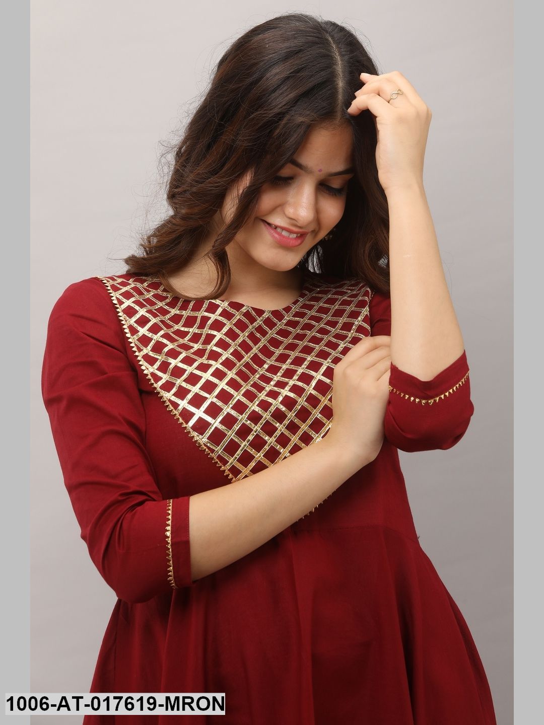 Gota Flared Kurta