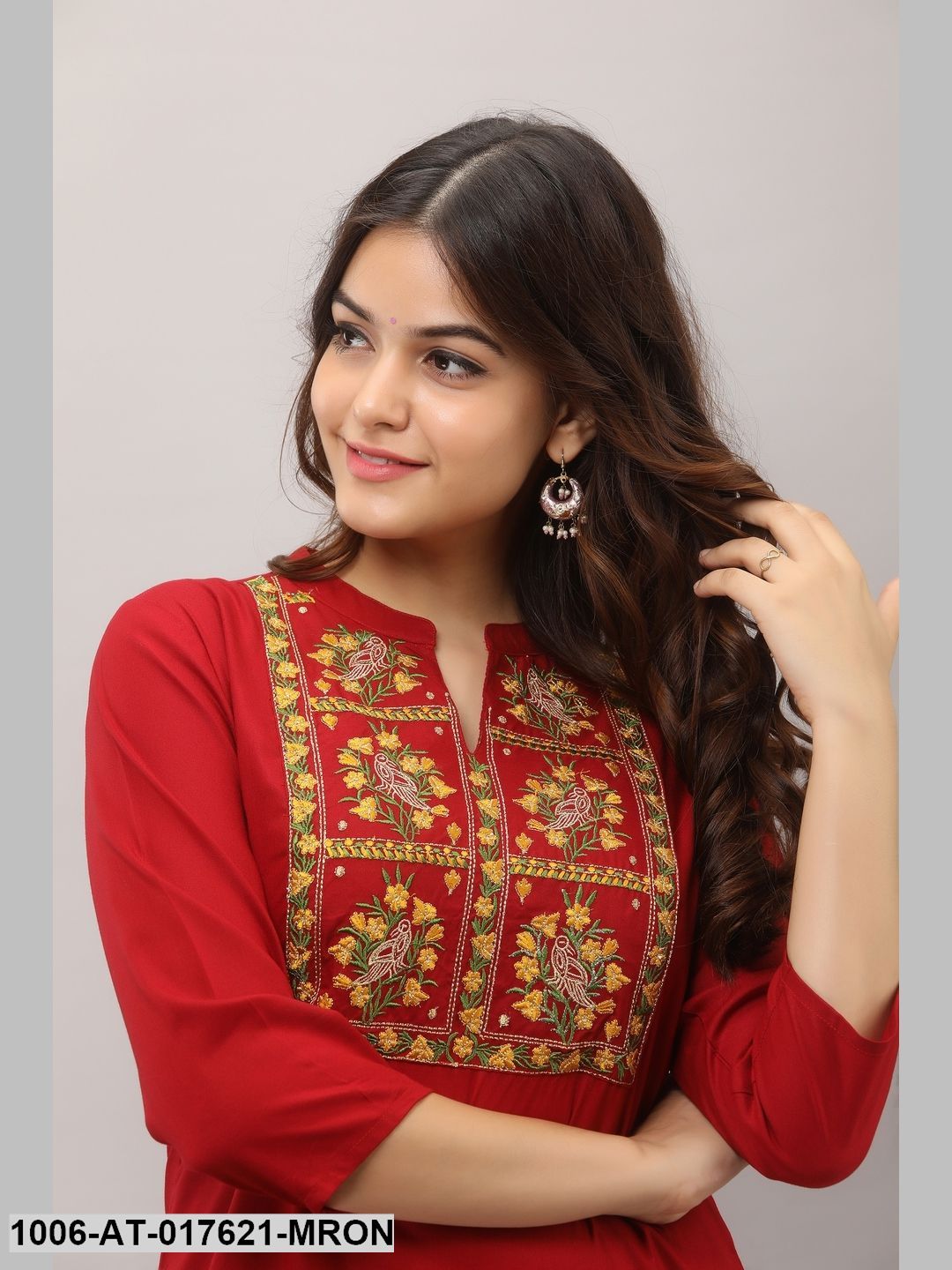 Embroidery Trail Cut Kurta