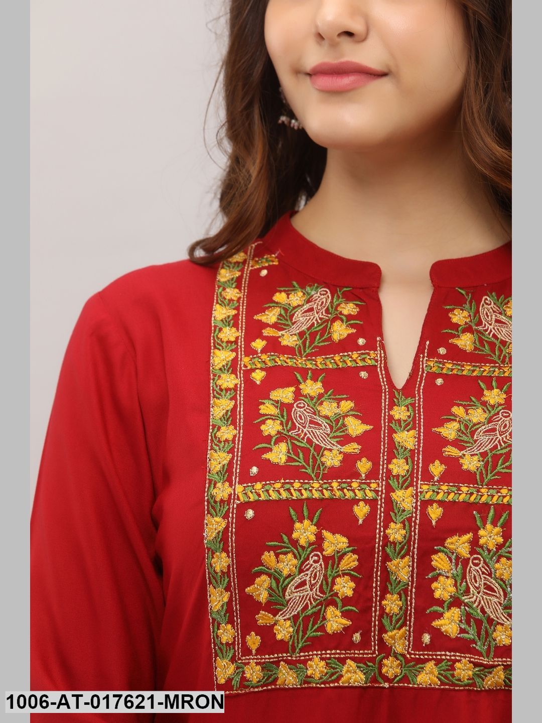 Embroidery Trail Cut Kurta