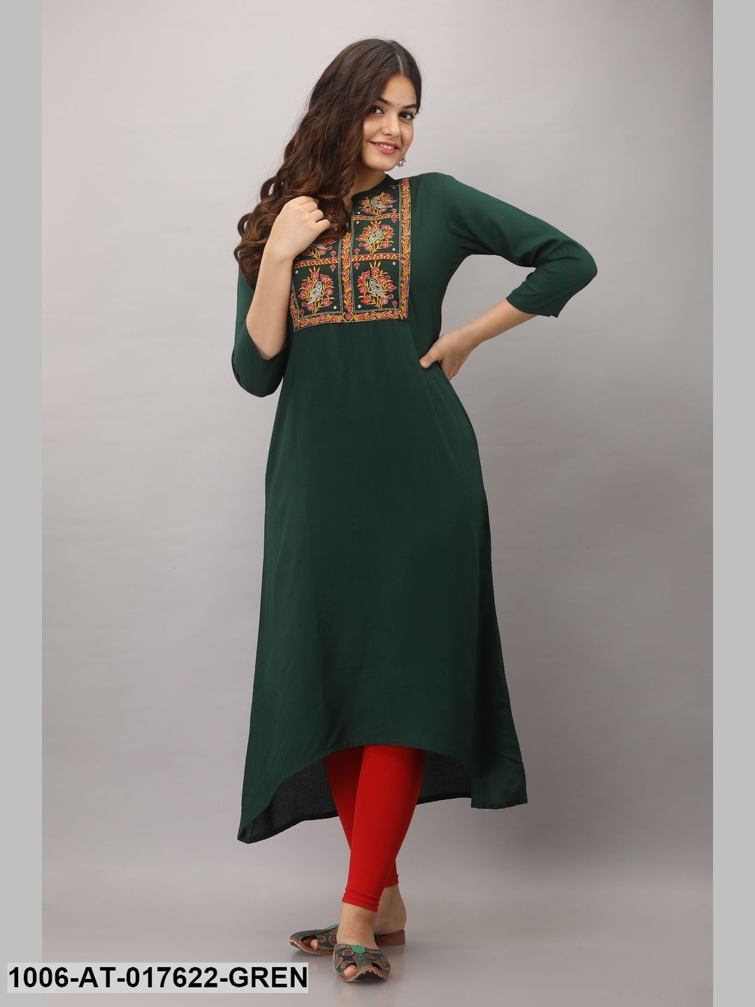 Embroidery Trail Cut Kurta