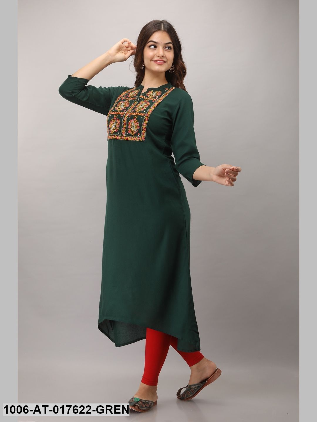 Embroidery Trail Cut Kurta