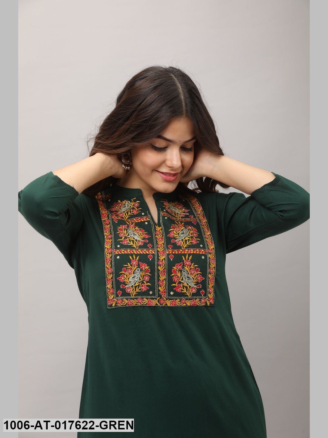 Embroidery Trail Cut Kurta