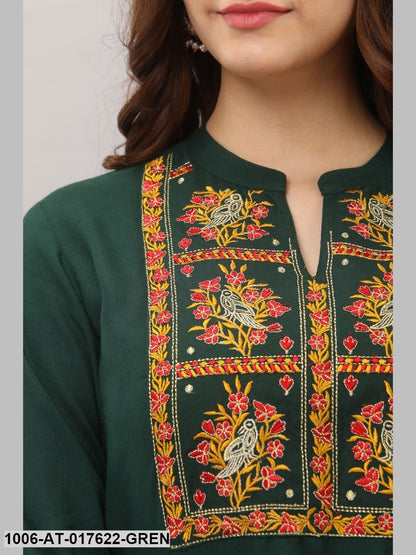 Embroidery Trail Cut Kurta