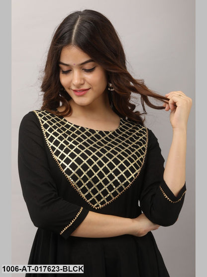 Gota Flared Kurta
