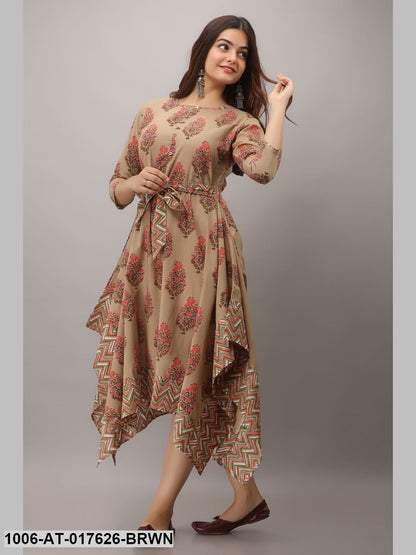 Printed Flared Kurta