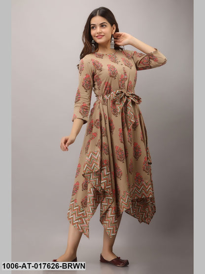 Printed Flared Kurta