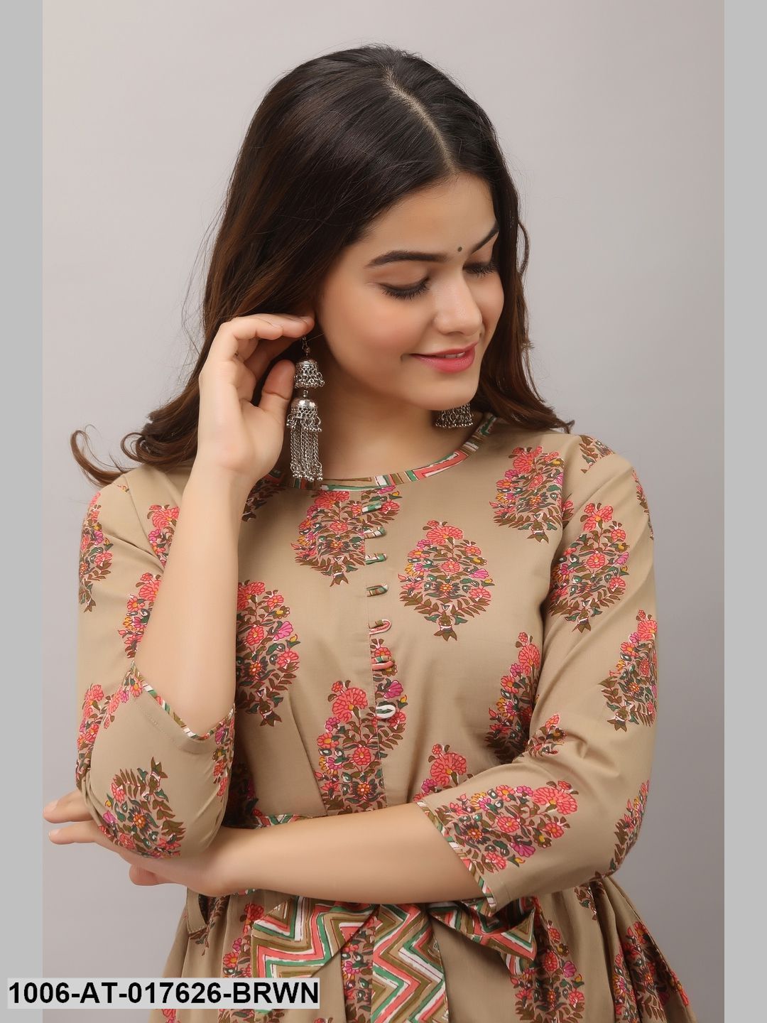 Printed Flared Kurta