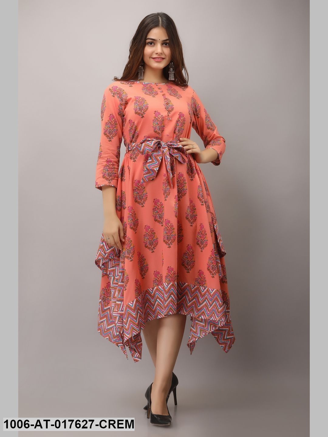 Printed Flared Kurta