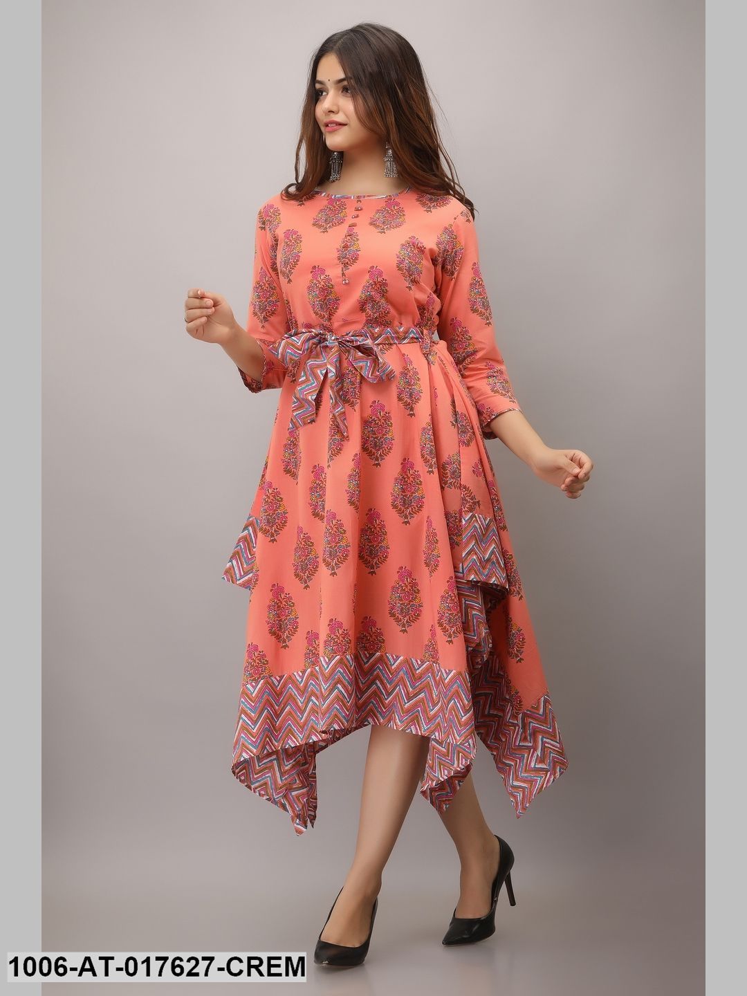 Printed Flared Kurta