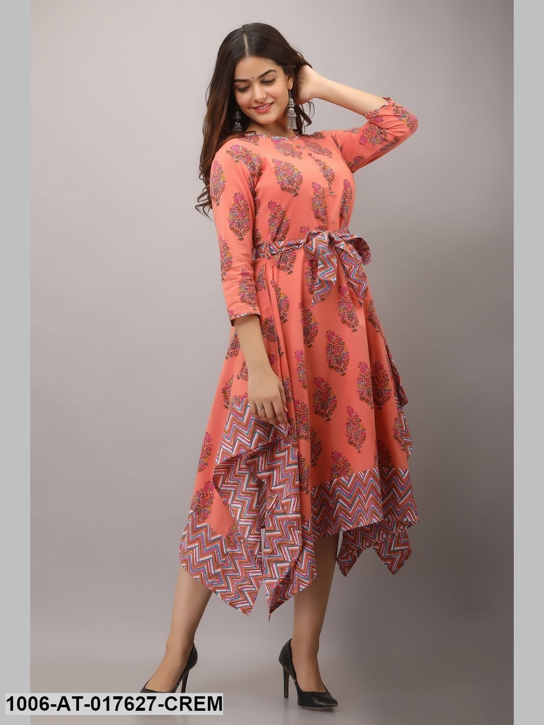 Printed Flared Kurta