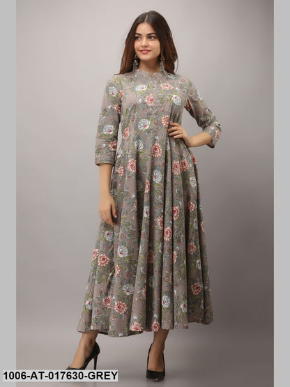 Printed Flared Kurta