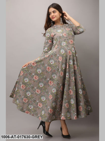 Printed Flared Kurta