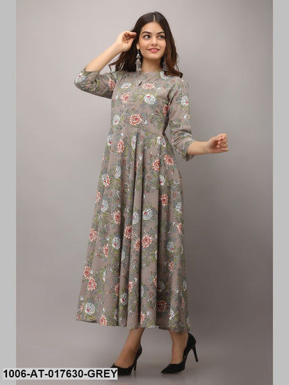 Printed Flared Kurta