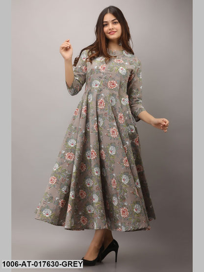 Printed Flared Kurta