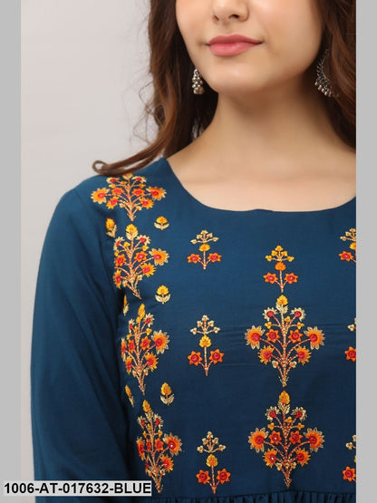 Embroidery Flared Kurta