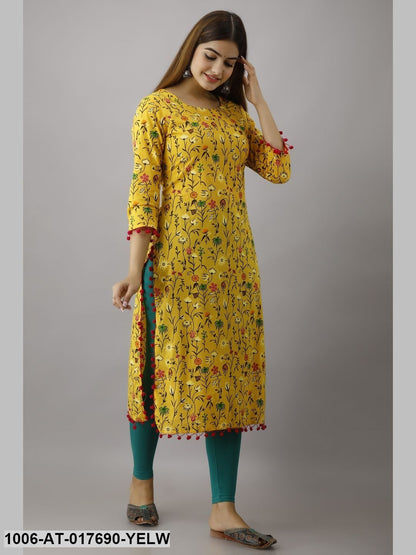 Printed Straight Kurta