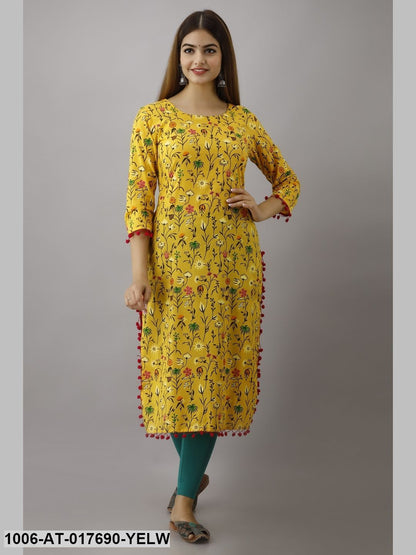 Printed Straight Kurta