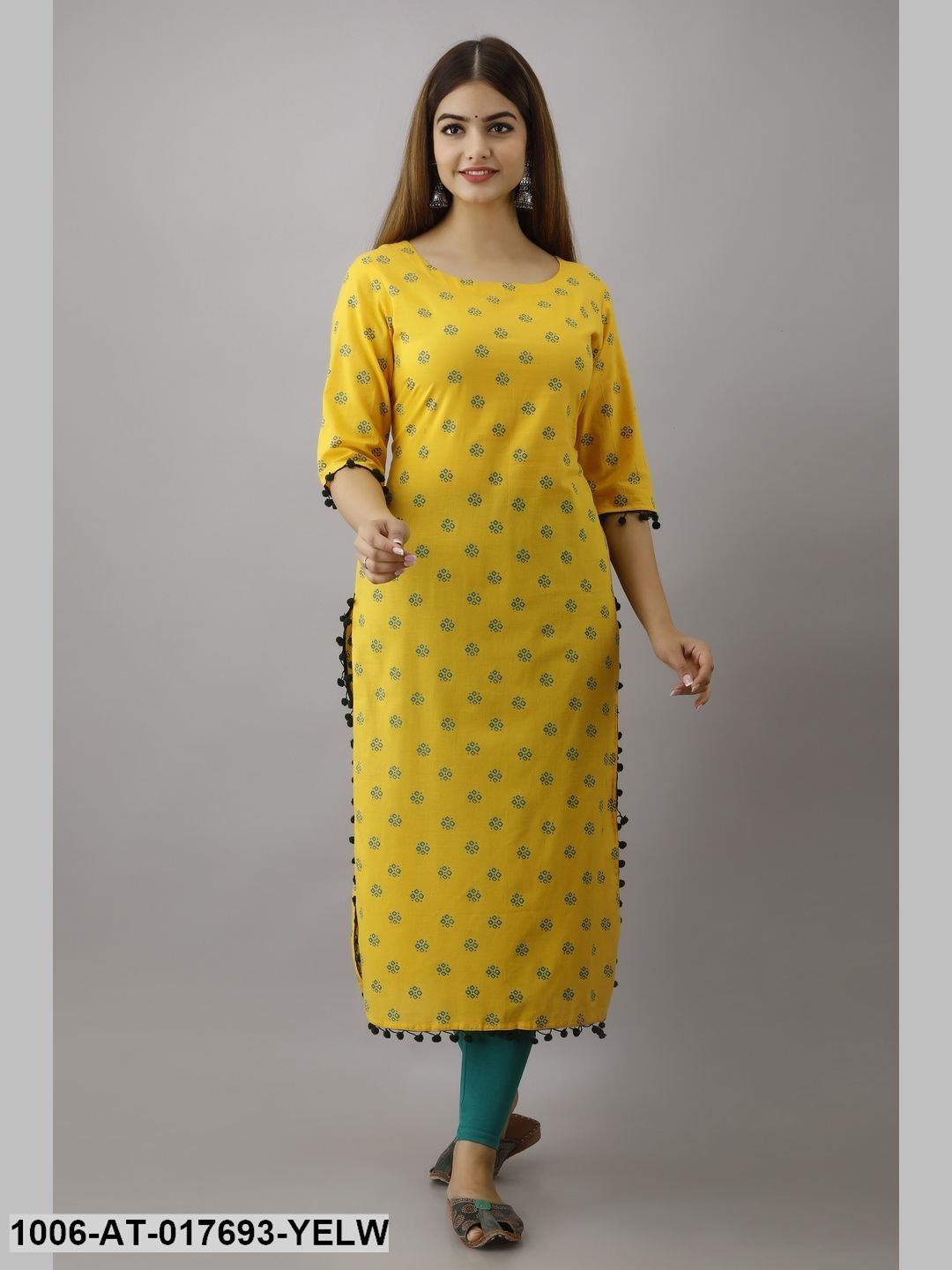 Printed Straight Kurta