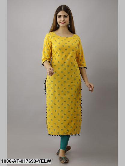 Printed Straight Kurta