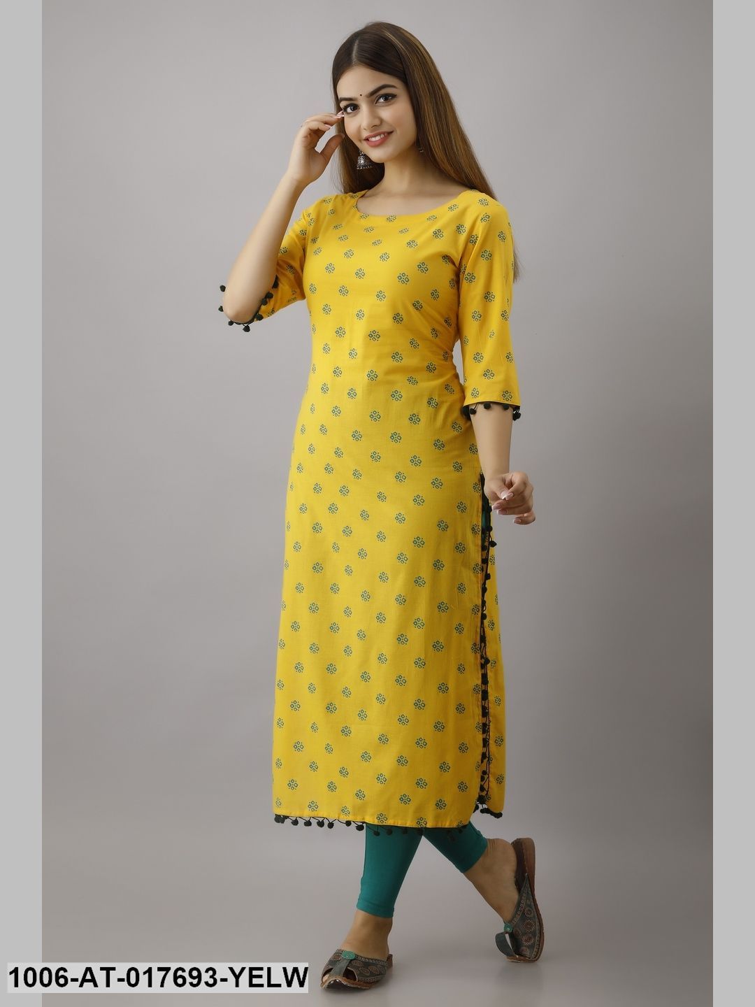Printed Straight Kurta