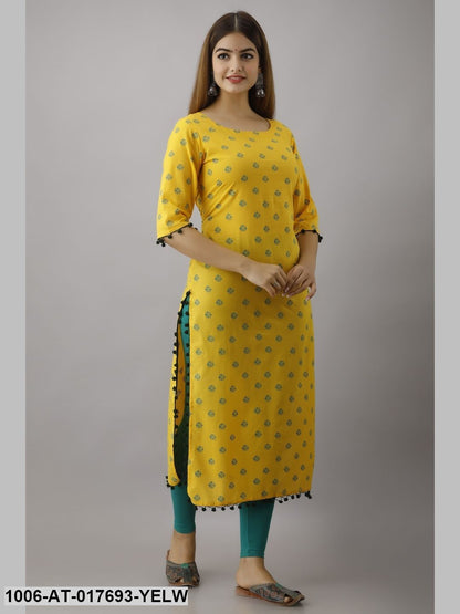 Printed Straight Kurta