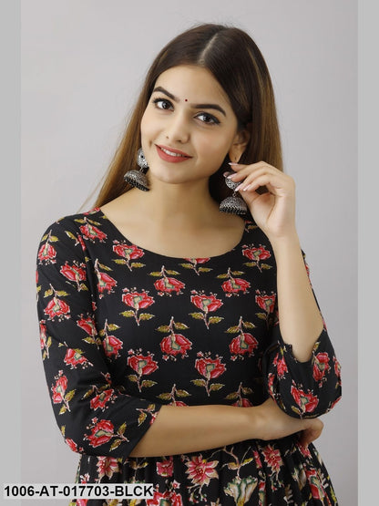 Printed Tired Kurta