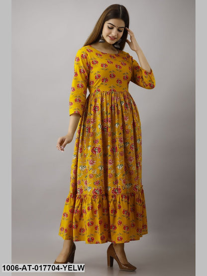 Printed Tired Kurta