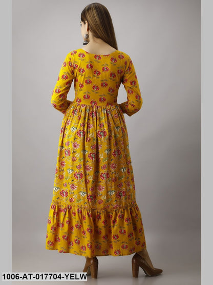 Printed Tired Kurta