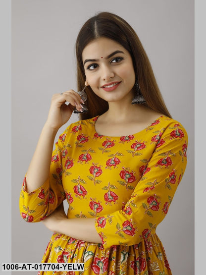 Printed Tired Kurta