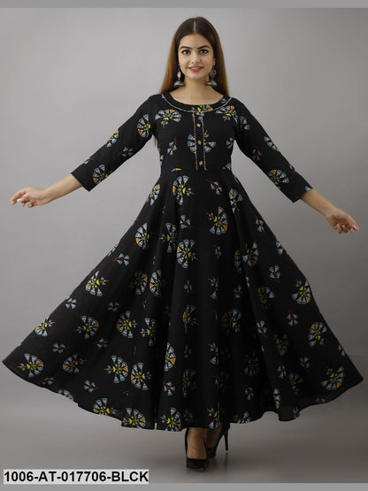 Printed Flared Kurta