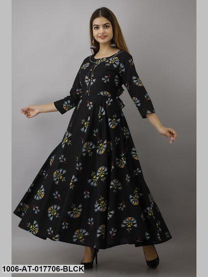 Printed Flared Kurta